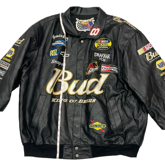 Vintage Jeff Hamilton Racing Dale Earnhardt Jr. Bud King of Beers Leathe… - Picture 11 of 16